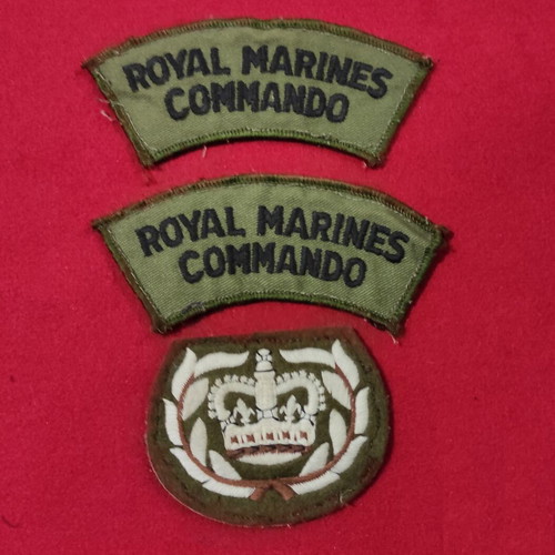 British Special Forces Marine Commando patch and Sergeant badge new