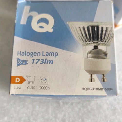 Halogen lamps warm light GU10 230volt 35w pack of 4 new