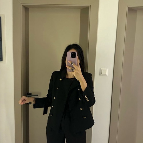 Zara jacket black new, size Small