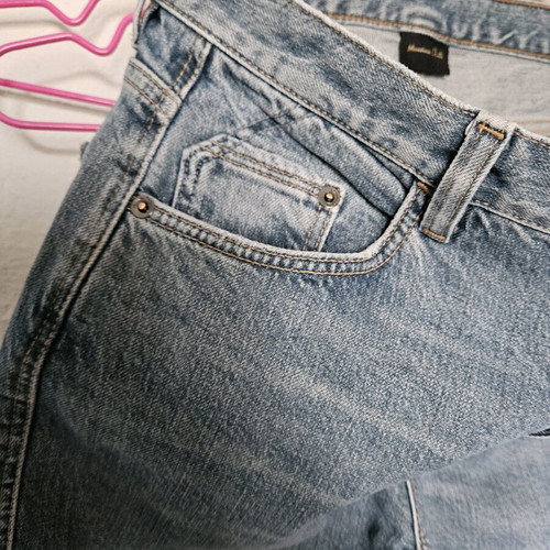 Massimo Dutti jeans straight fit cropped like new, size S