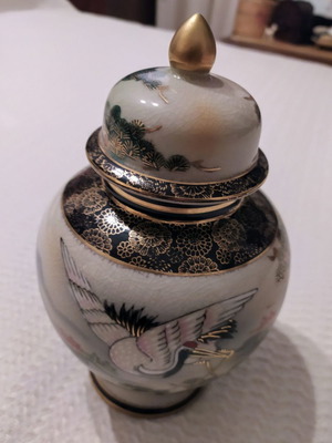 Βάζο Satsuma με καπάκι σαν καινούργιο