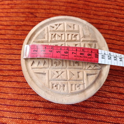 Handmade prosphoro stamps 12 and 9cm like new
