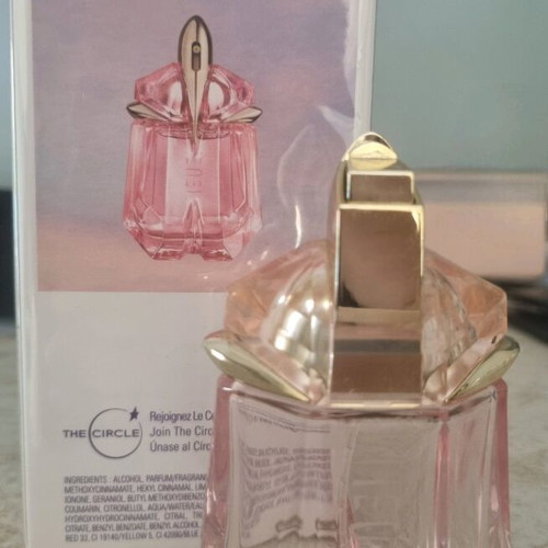 Mugler Alien Flora Futura collectible bottle used with box