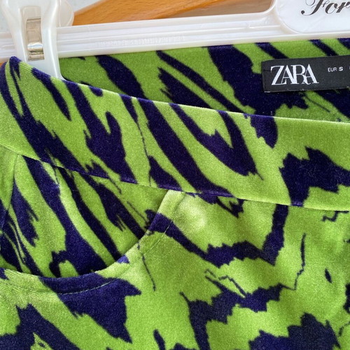 Velvet Zara pants new, blue and green, size S
