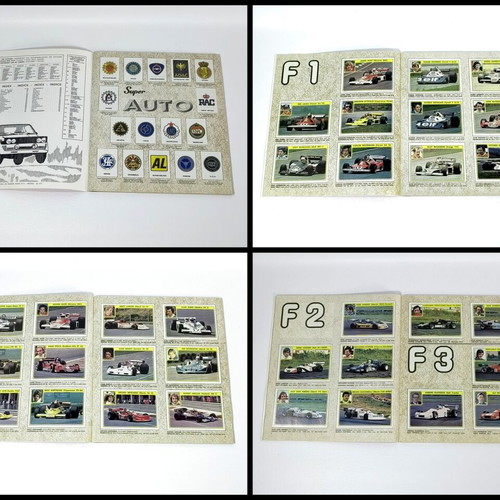 Super Auto Panini 1977 sticker album like new, rare vintage