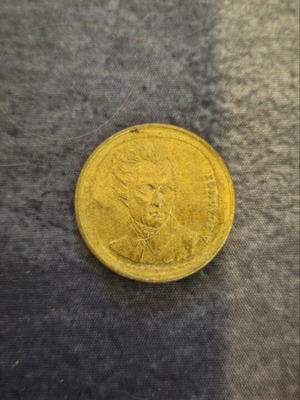 20 Drachma Coin like new from Greece with Dionysios Solomos