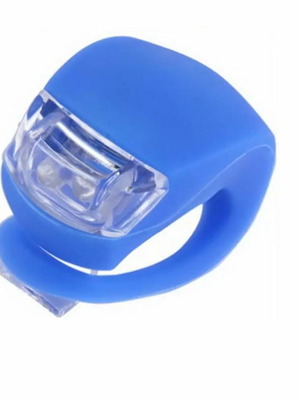 Bicycle light frog with 2 blue LEDs new