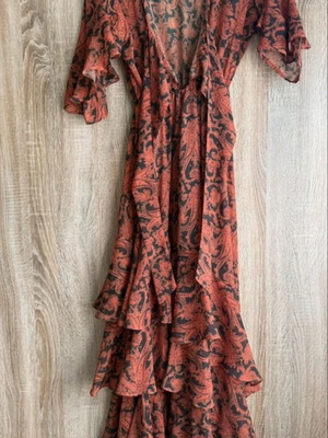 Φόρεμα Vassia Kostara terracotta σαν καινούργιο, πορτοκαλί