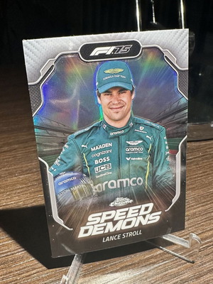2025 Topps Chrome F1 Lance Stroll Speed Demons card new