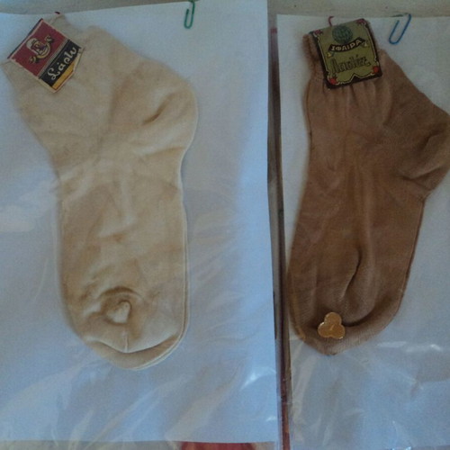 Greek Industrial Vintage Hosiery Samples used, 8 pairs