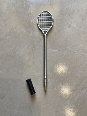 Pen shaped like a racket new, excellent quality