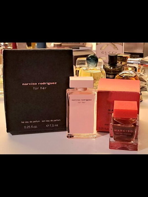 Narciso Rodriguez For Her και Rouge μινιατούρες αρωμάτων σετ