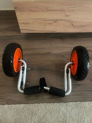 Trailer wheels for transporting inflatables and canoes new