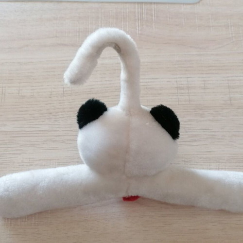 Children's bear hangers used, set of 2