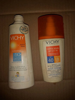 Συλλεκτικές συσκευασίες Vichy μεταχειρισμένες, πακέτο 2