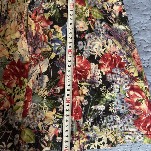 Cotton dress multicolor, size M, like new, Made in Italy