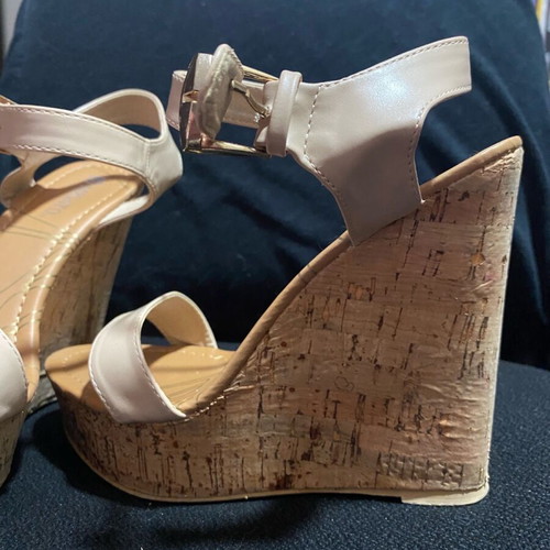 Migato summer platforms like new, size 38, nude color