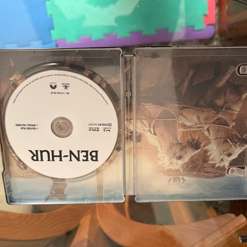 Ben Hur Blu-ray steelbook like new with Greek subtitles