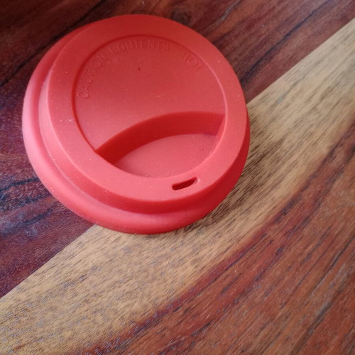 Souvenir mug I love Amsterdam with silicone lid new