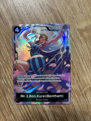 One Piece Mr.2.Bon.Kurei (Bentham) card new