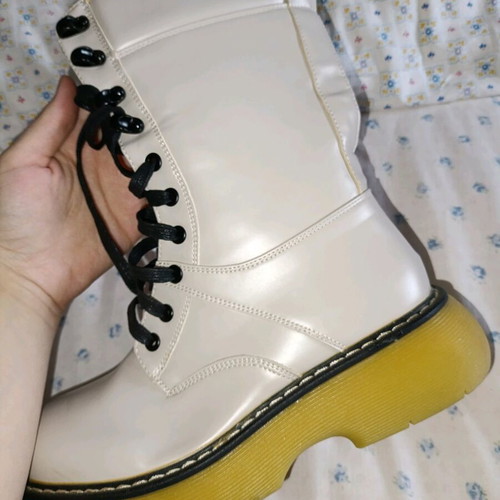 Famous Shoes Cream Color Arvylaki Boots New Size 38