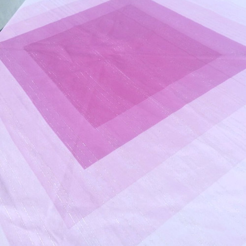 Gentilucci Italy Scarf 85x85 Like New Pink Lurex