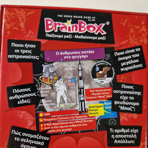 Brain Box World History Board Game like new