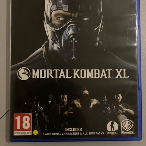 Mortal Kombat XL PS4 complete edition with all characters like new