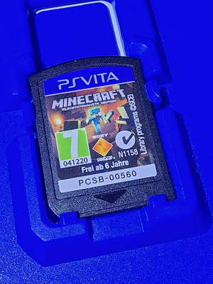 Minecraft for PS Vita used