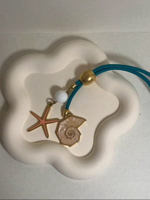 Necklace summer design like new, blue