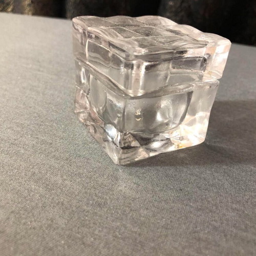 Glass jar with lid container for acrylic liquid