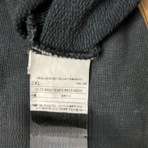 Benetton kids sweatshirt 11-12 years XXL stonewashed used, gray