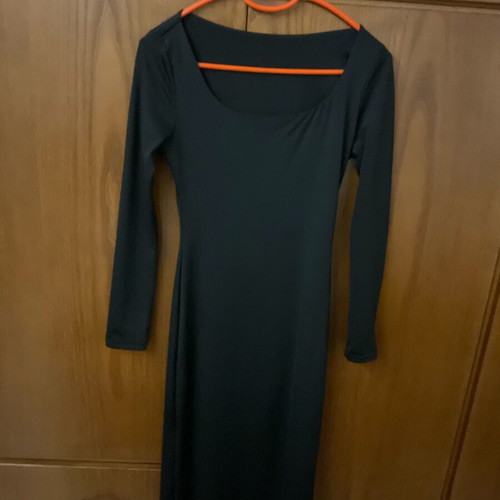 Black long tight dress like new Shein