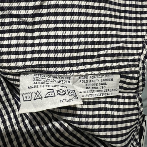 Ralph Lauren shirt used, size S, black and white