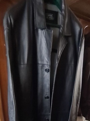 Camel Active leather coat new, black, size L