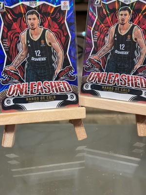 Nando de Colo Unleashed Donruss and Optic Red Cards new