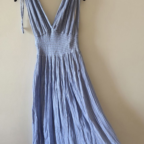 Midi dress like new, blue, one size