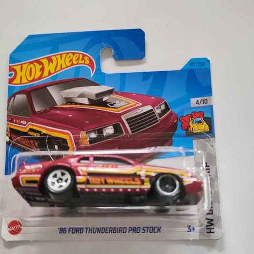 '86 Ford Thunderbird Pro Stock μοντέλο αυτοκινήτου 1:64 καινούργιο Hot Wheels