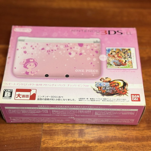 Nintendo 3DS XL One Piece Chopper Pink Limited Edition console