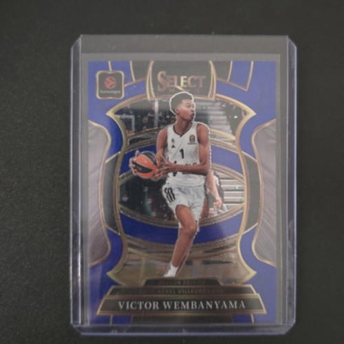 Victor Wembanyama Blue Panini Select Euroleague 2025-26 card