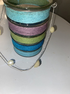Handmade candle, 15x10 cm