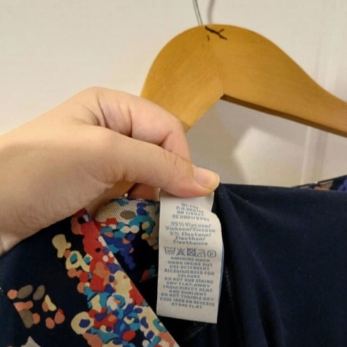 Boden spring dress like new, size M, blue and pink
