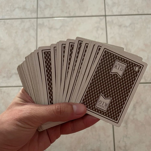 Casino Rio collectible playing cards used