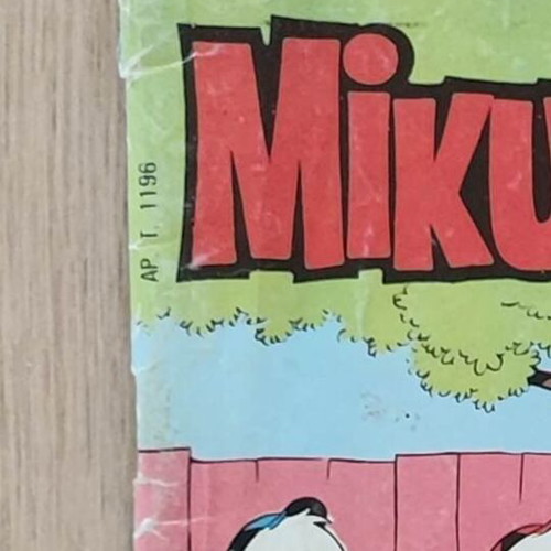 Mickey Mouse #1196 comic book used, Greek vintage