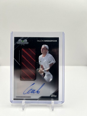 2026 Topps Graphite Tallon Griekspoor Patch-Auto like new