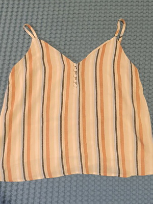 Stradivarius top with thin straps like new, size M