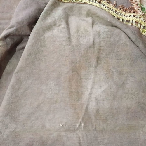Velvet wall hanging blanket used vintage 1.85x2.40