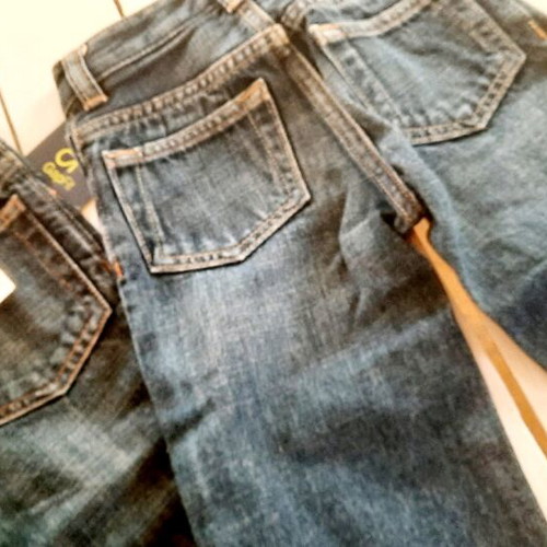 GAP jeans for baby 2 years comfort fit, dark blue button new