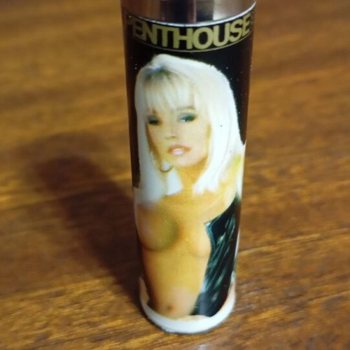 Clipper lighter like new with Penthouse logo and vintage design
