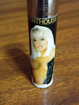 Clipper lighter like new with Penthouse logo and vintage design